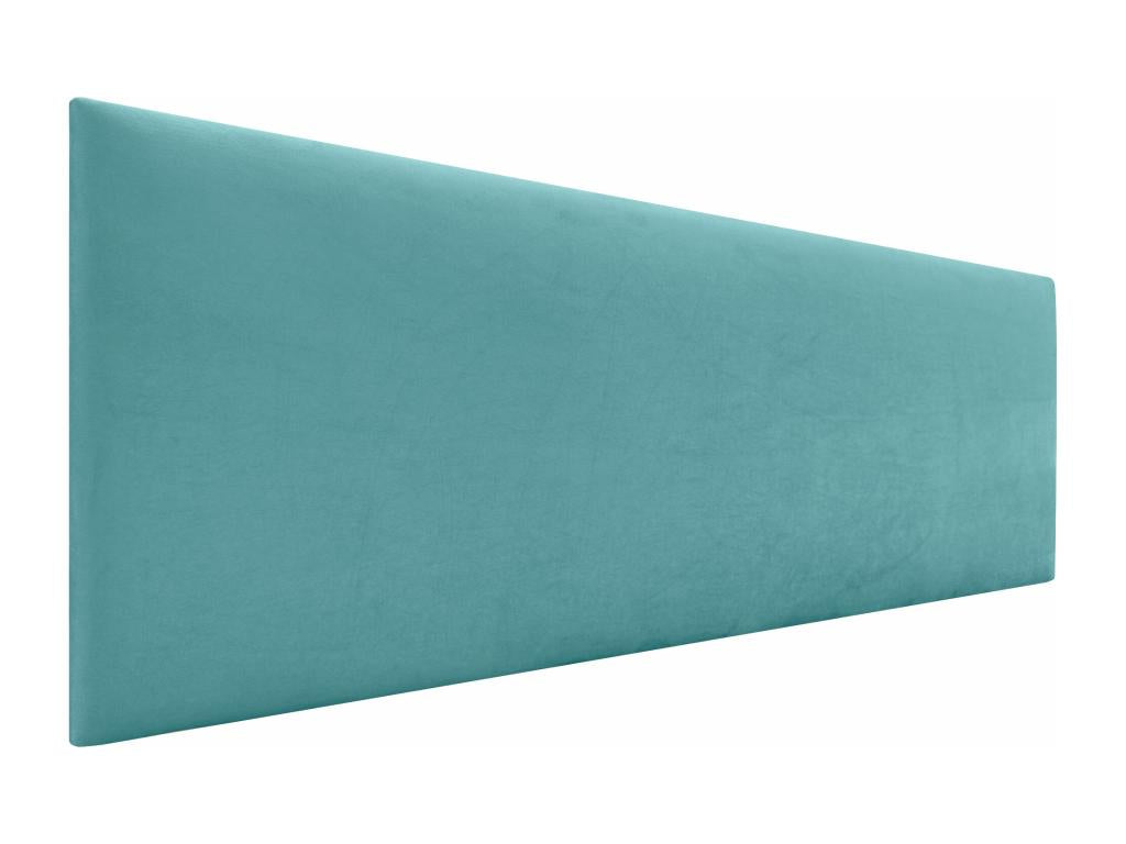 Meubiana Tête de Lit Velours Lisse 145x50 Lits 120/135/140 - Turquoise