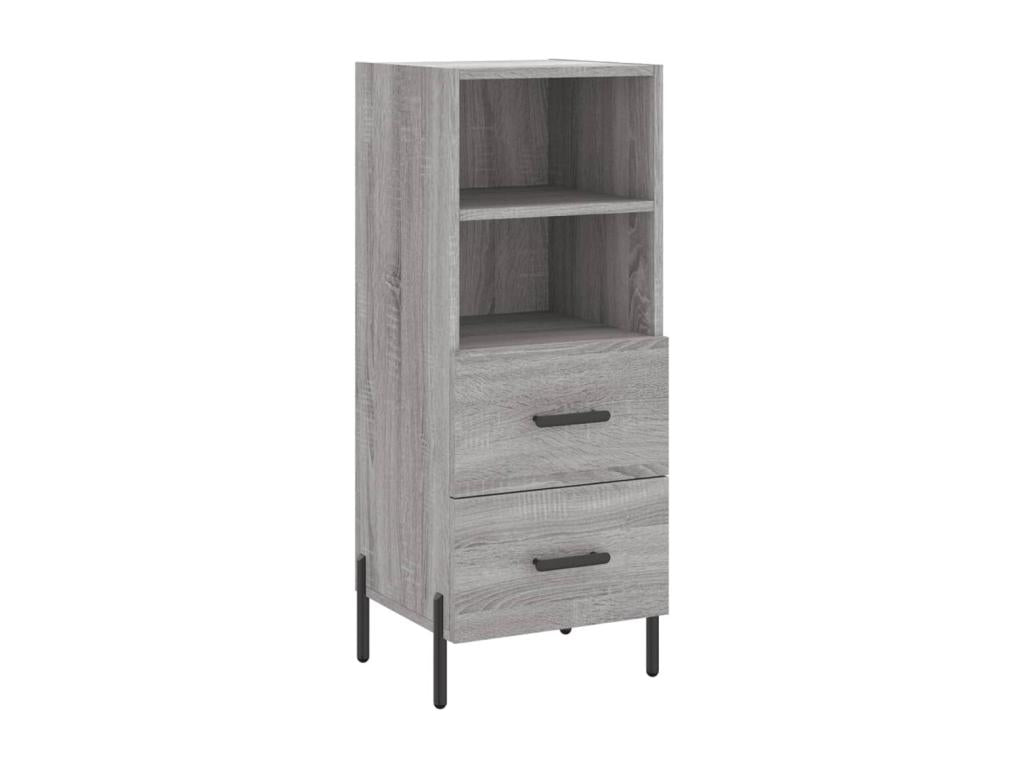 Buffet haut Laviecasa gris 34,5x34x180 cm Bois d'ingénierie JLXZ79709