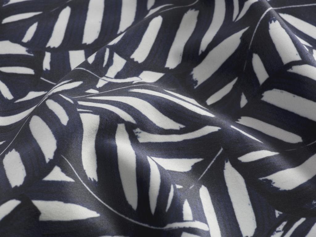 Homzora - Tête de lit Homzora 140x120cm en velours motif bleu marine - 140x8x120cm