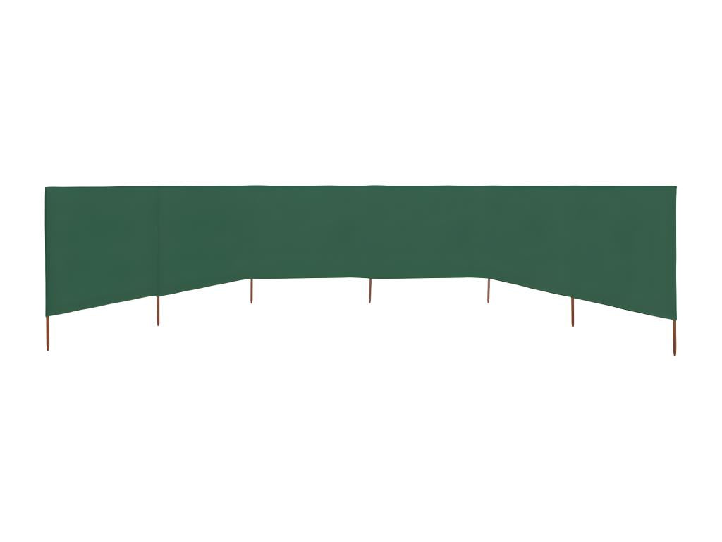 Paravent 6 panneaux Tissu 800x120 cm Vert GUOU06858