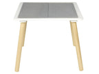 Table de Jeu Enfants Brique 52cm Gris / Naturel