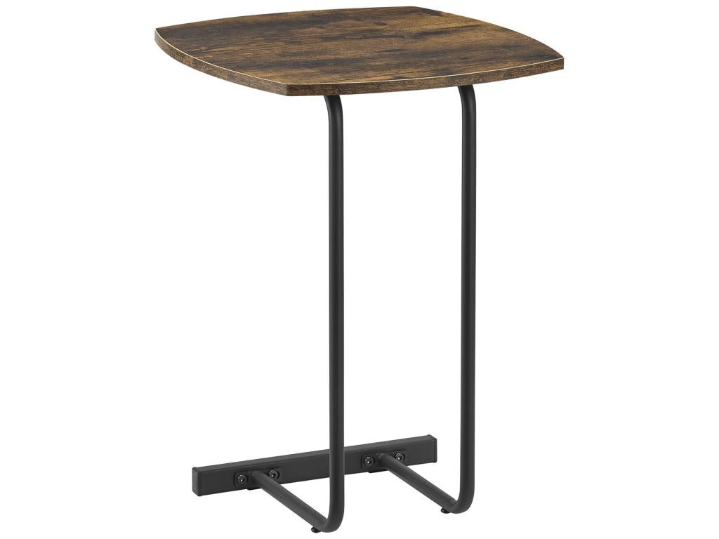 Table d'appoint Laviecasa 55x40x40 cm effet bois foncé Laviecasa UANH20425