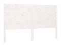 Tête de lit Blanc 146x4x100 Bois massif de pin Nuliza TFLK79556