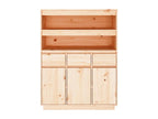 Buffet haut 89x40x116,5 cm Bois massif de pin