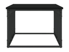 Table basse noire 100x50x35.5 cm bois d'ingénierie