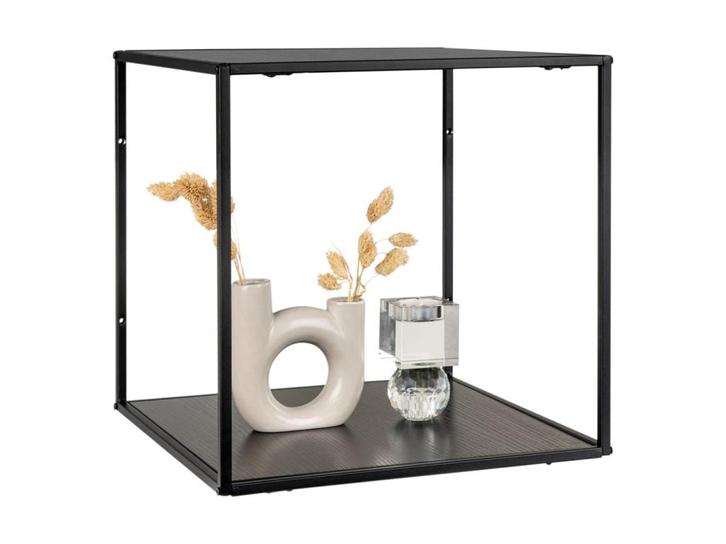 Étagère murale Laviecasa 36x36x36 cm Noir OORM30043