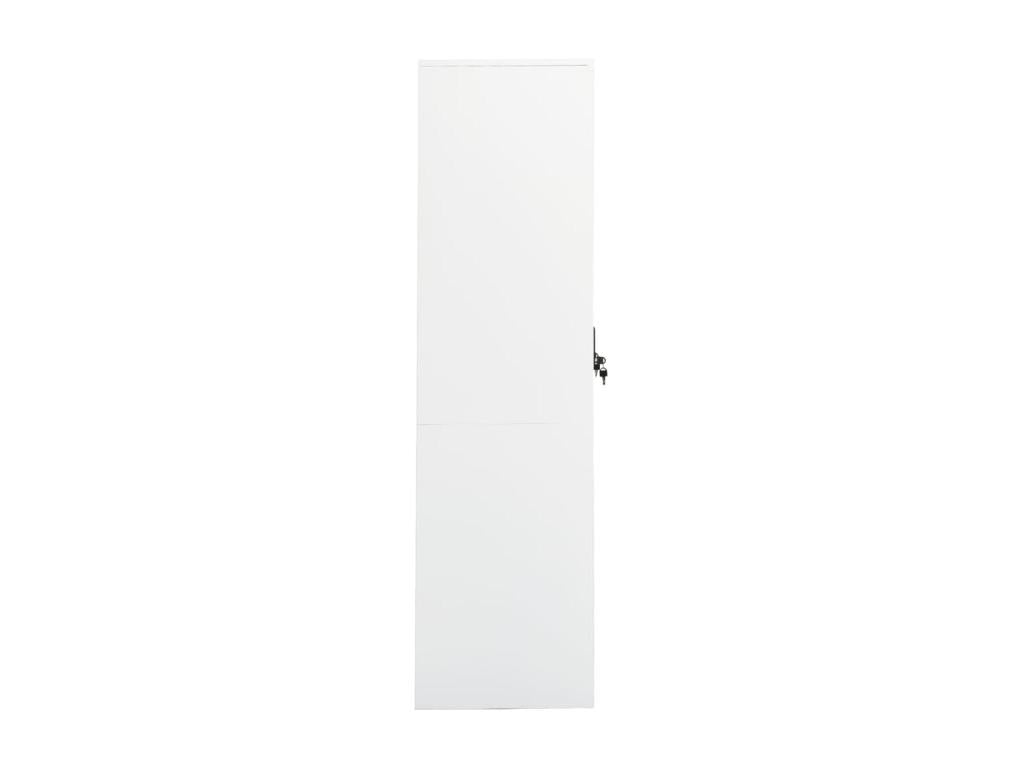 Garde-robe Blanc 80x50x180 cm Acier