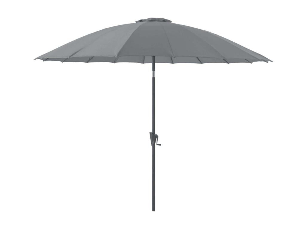 Parasol terrasse en fibre de verre Laviecasa 300 cm Cendre DVEO06530