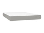 Sommier à Laviecasa de lit avec matelas Gris clair 140x190cm Tissu RPPI11519