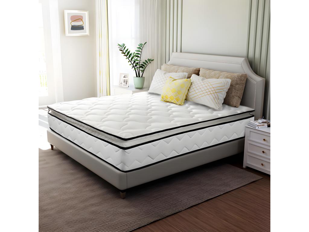Matelas Meubiana 90x190 cm - Accueil mémoire de forme et surmatelas intégrés
