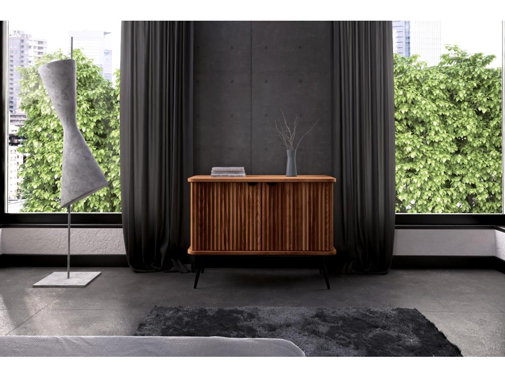 Laviecasa - Commode en bois massif de cœur de hêtre huilé naturel FDYR55716