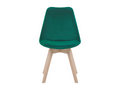 Lot de 2 chaises de salle à manger Laviecasa II Velours Vert FGPQ03570