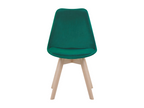 Lot de 2 chaises de salle à manger Laviecasa II Velours Vert FGPQ03570