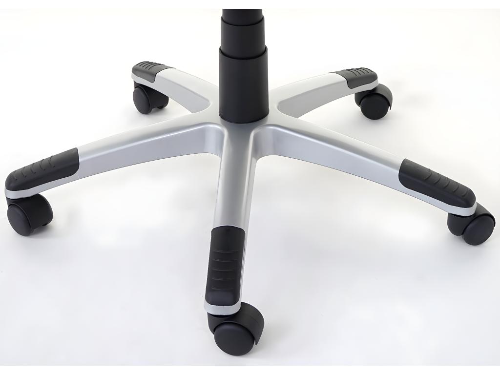 Fauteuil/siège de bureau M61 classique similicuir rouge