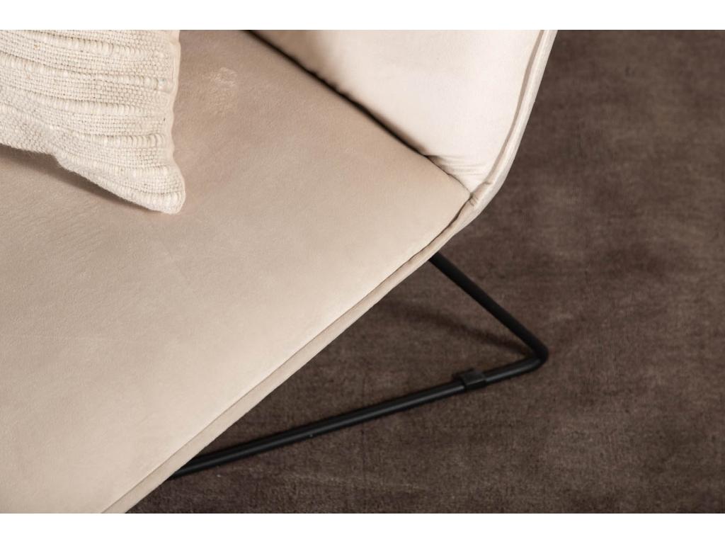 Laviecasa lit de repos lit de repos velours beige. UYLY01944