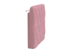 Coussin de tête de lit rose 90 cm velours DTBC21750