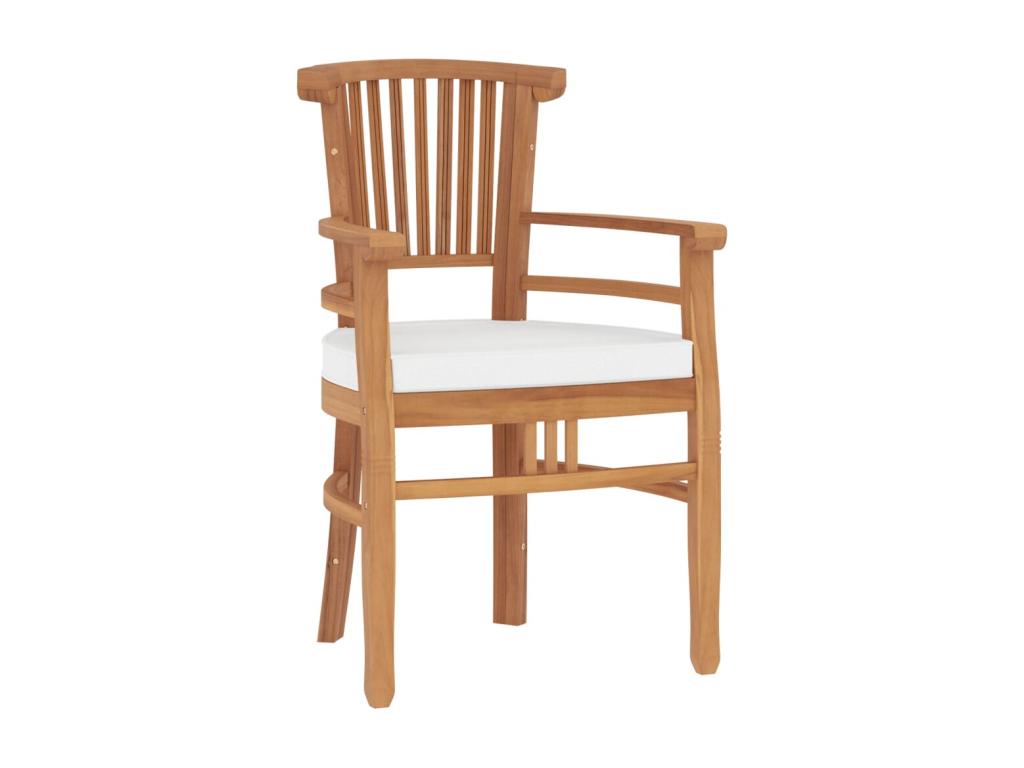 Ensemble à dîner de jardin 5 pièces Bois de teck massif GFYP64810