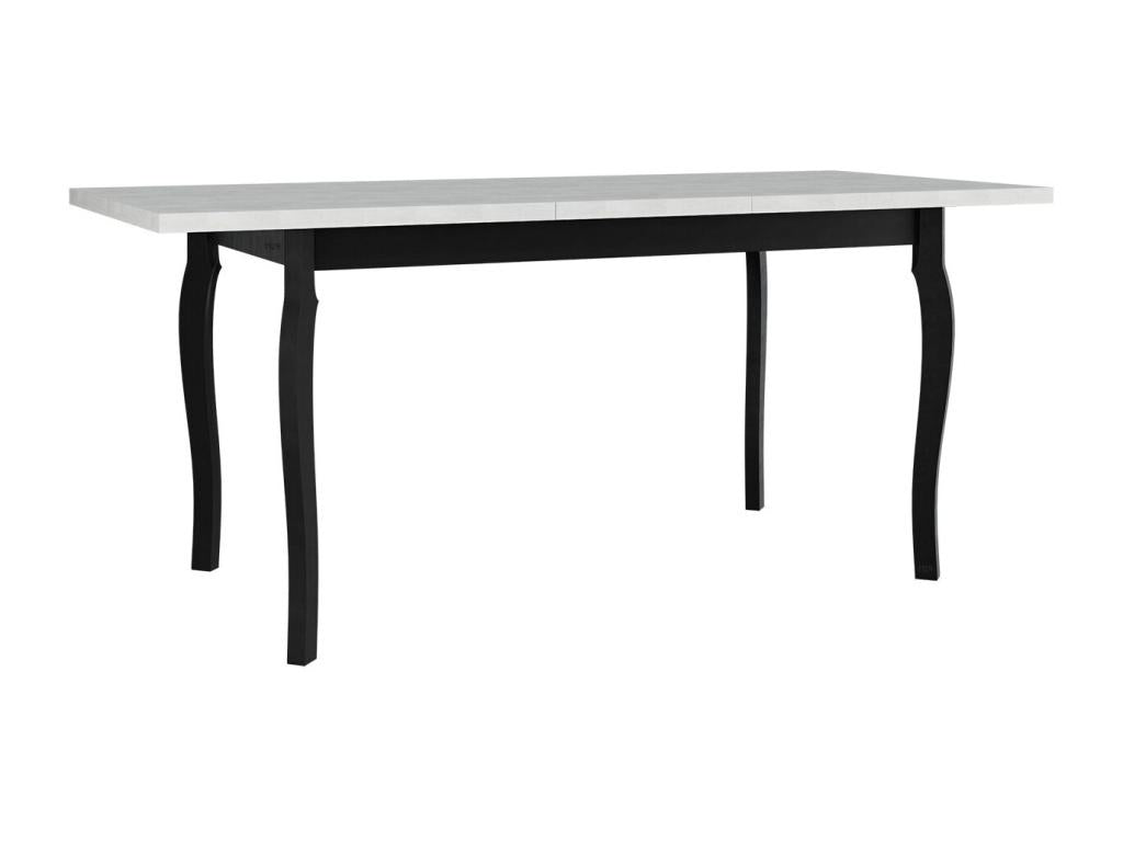 Table Victorville 331 Laviecasa chêne - Blanc 78x80x140cm Allongement Stratifié Bois VZRS48270
