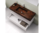 Ensemble de salle de bain 5 pièces Laviecasa corten/blanc YAIL51454