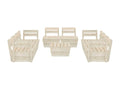 Salon de jardin palette 9 pcs Bois d'épicéa imprégné EIOT60747