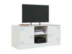 Meuble TV blanc 99x39x44 cm acier GEAZ91134