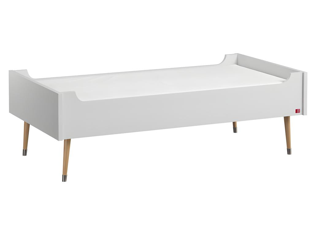 Lit bébé évolutif et Commode 4 tiroirs Laviecasa Blanc ZWCQ16005