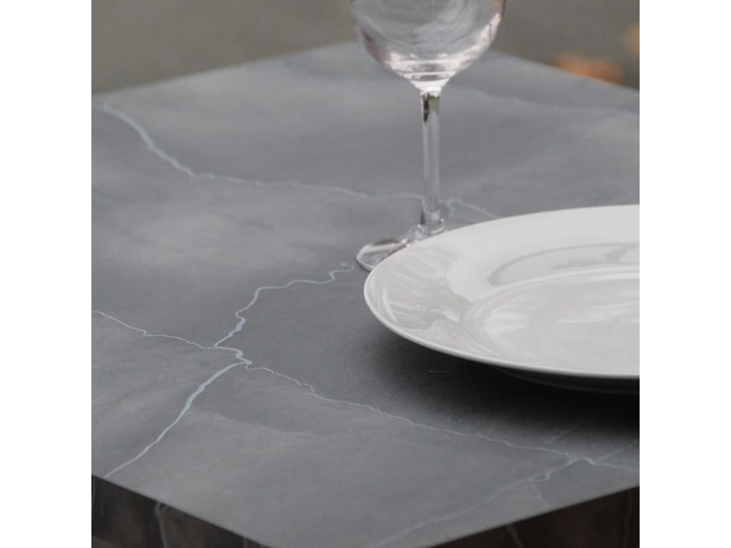 Table 70x70 cm - modèle Meubiana lune bleue