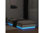 Cadre de lit sans matelas avec Laviecasaères LED blanc 90x200 cm DBOY29718