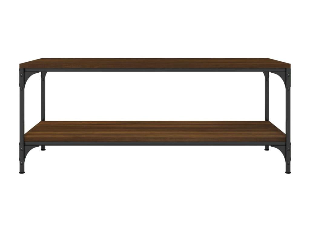 Table basse Chêne marron 100x50x40 cm Bois d'ingénierie
