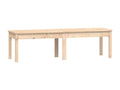 Banc de jardin à 2 places 159.5x44x45 bois massif de pin GNPG74687