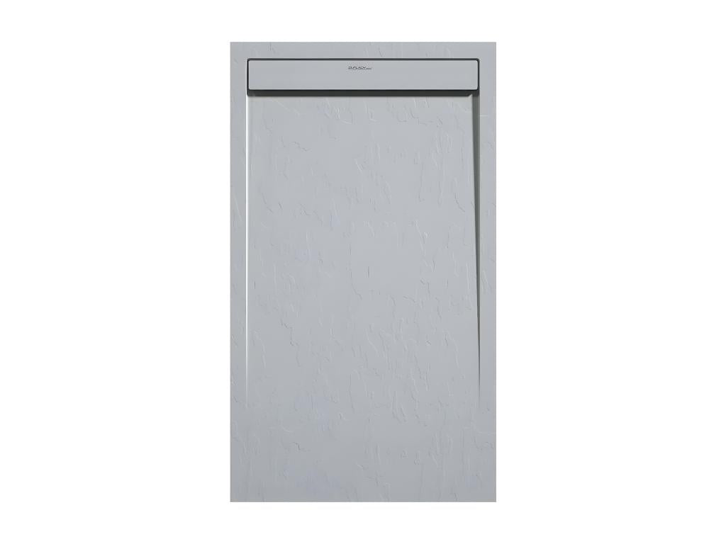 Receveur de douche Gris 7035 finition Ardoise Laviecasa SMART grille de couleur - 110x80 cm FVXP73524
