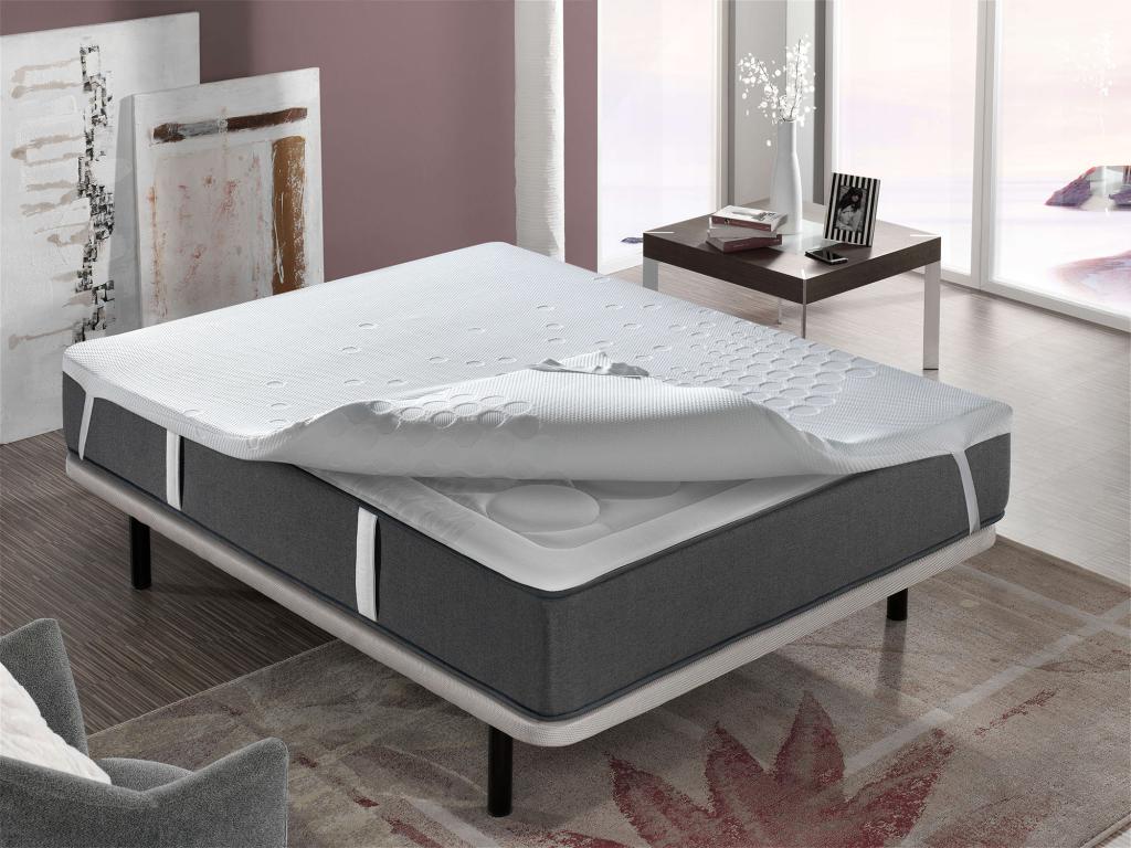 Sur matelas 150x190x5 CM PREMIUM 5 CM Mousse à mémoire de forme- Déhoussable