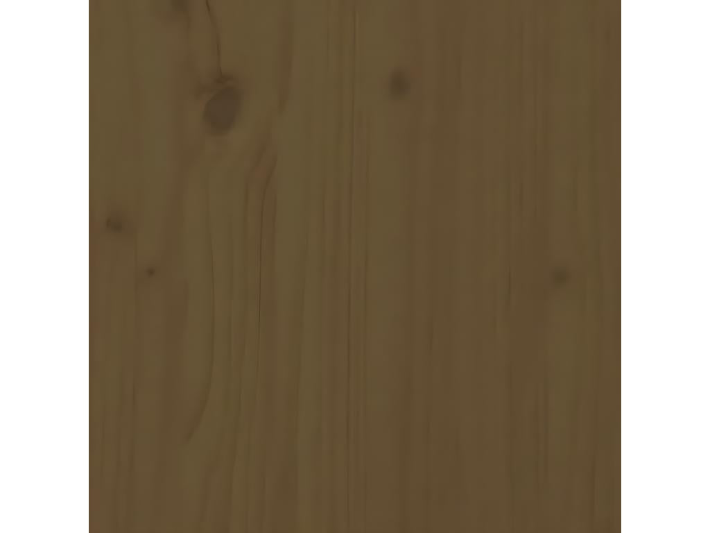 Bibliothèque/Cloison Marron miel 80x25x70 cm Bois massif