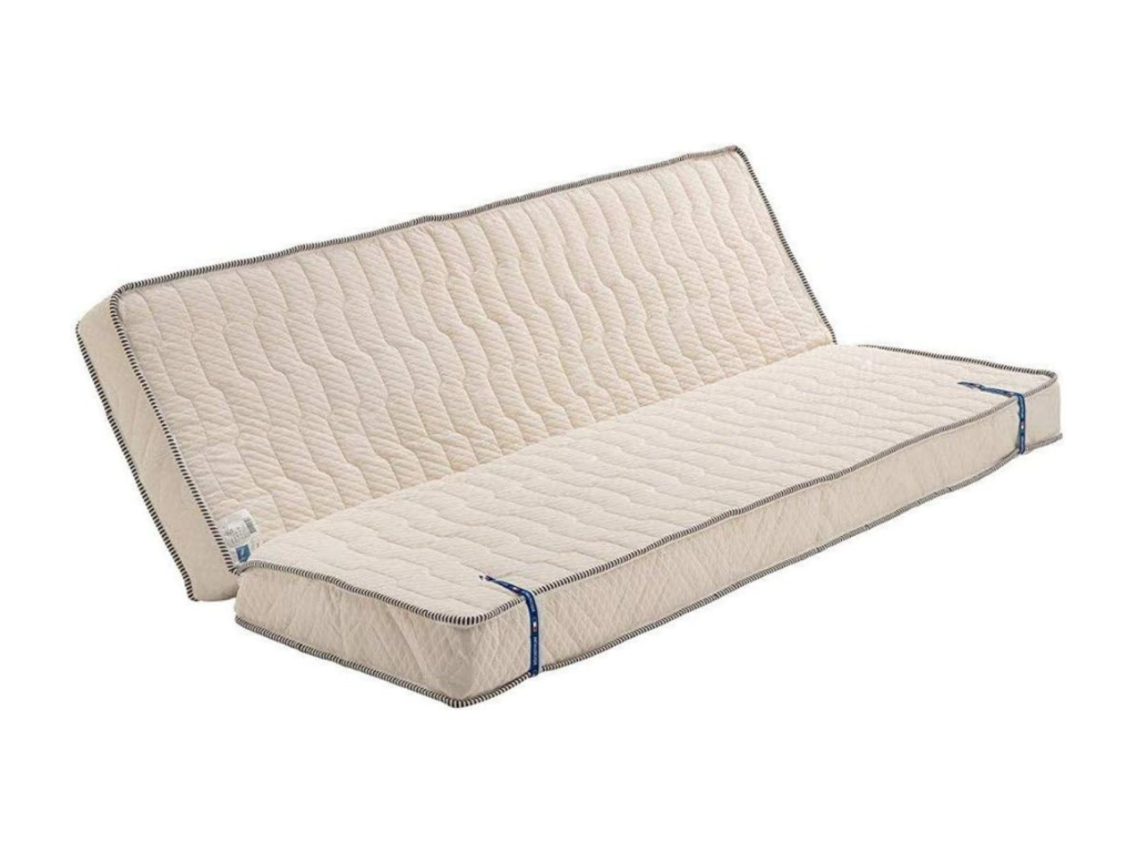 Matelas 140x190 cm Mi-Ferme Clic Clac 20 cm Ressorts Premium et Mémoire de Forme 5 zones Confort JRMO80585