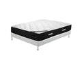 Matelas sommier tapissier 160x200 Ressorts - Matelas noir - Soutien très ferme UAJZ33052