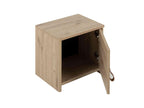 Chevet enfant 1 porte en bois imitation chêne clair - CH5051 HBMU39580