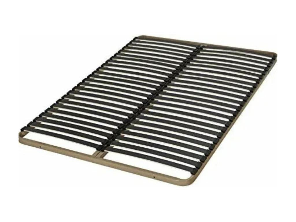 Lit moderne capitonné tissu Laviecasa-Couleur Beige chiné-180x200-Version avec sommier VUIN34065