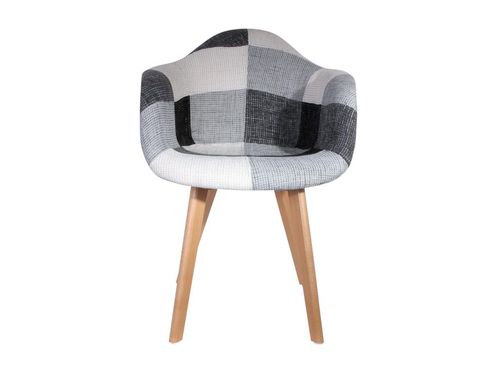 Lot de 2 Fauteuils Meubiana 86cm Gris