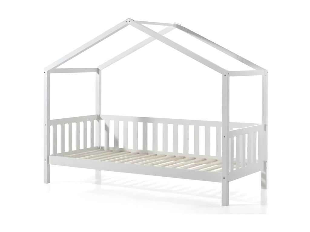 Pack - Lit Enfant Cabane / Matelas Laviecasa II 90x200cm Blanc VXFH63543