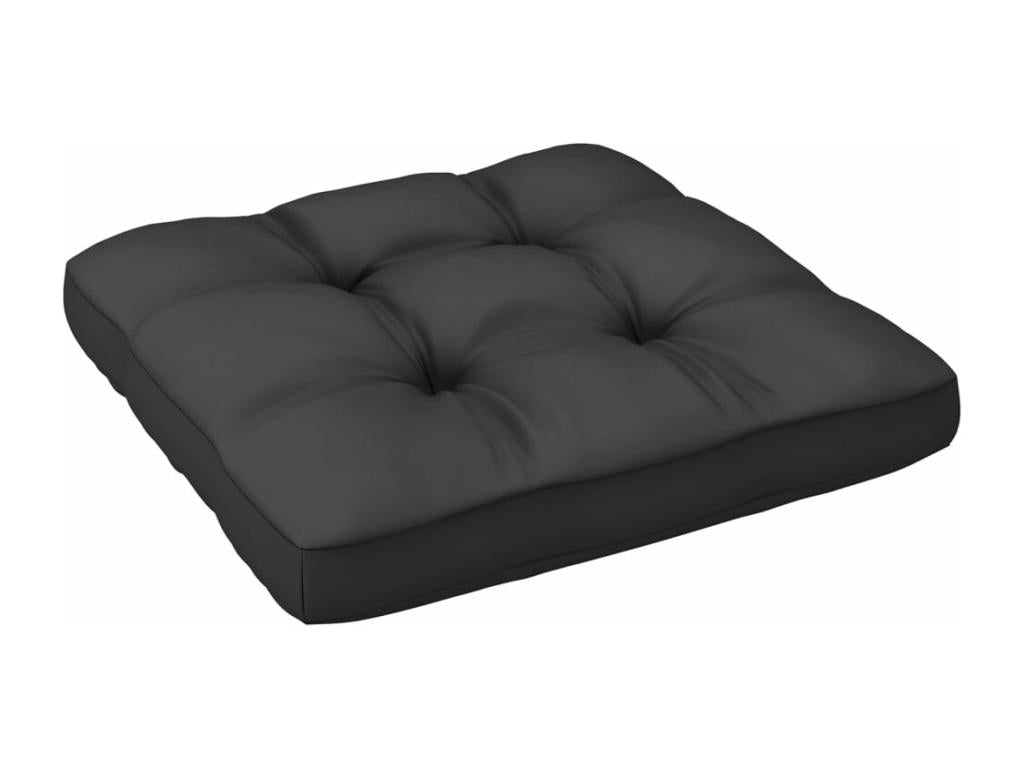 Salon de jardin 11 pièces avec coussins anthracite Pin massif