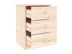 Table de chevet Homzora 41x35x55,5 cm bois de pin massif