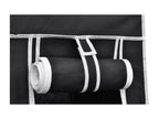 Garde-robe souple Noir 110x45x175 cm JCGK30867