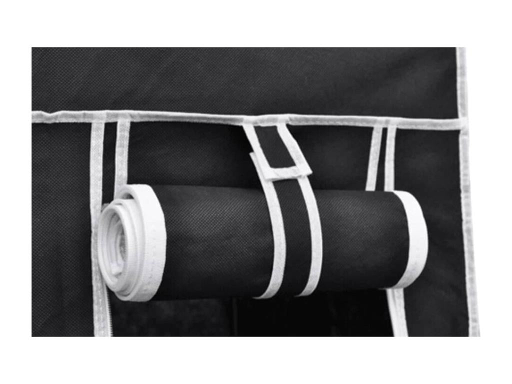 Garde-robe souple Noir 110x45x175 cm JCGK30867