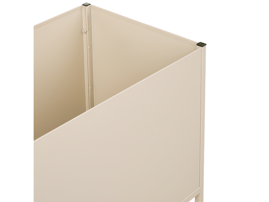 Cache-pot sur pied Meubiana Métal 70 cm Beige