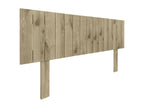 Meubiana Tête de Lit Bois Recyclé Dm Style Vertical avec Pieds 135x115cm Lits 135 - Bois Cambrien