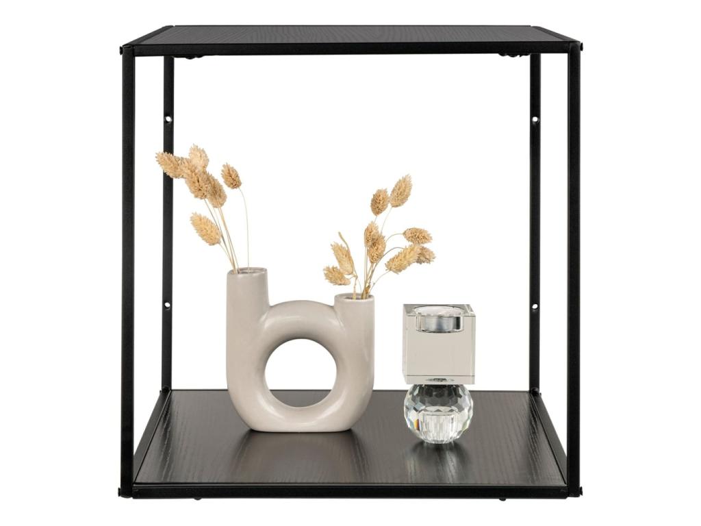 Étagère murale Laviecasa 36x36x36 cm Noir OORM30043