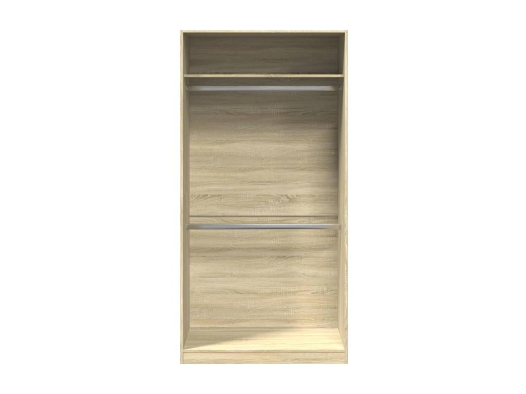 Garde-robe Chêne Laviecasa 100x50x200 cm Aggloméré CWSJ93180