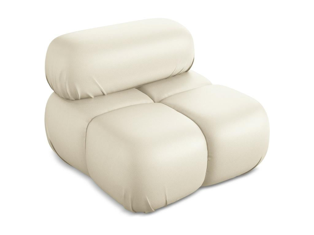 Fauteuil en Cuir artificiel - beige clair - Laviecasa CVNX78940