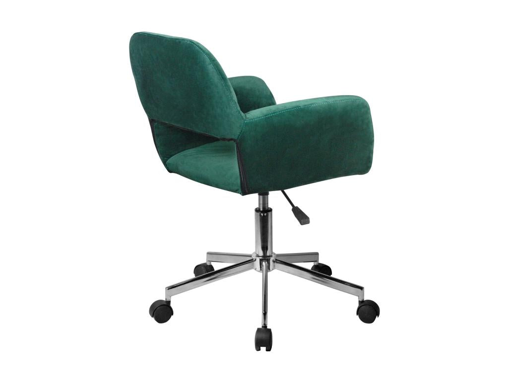 Fauteuil pivotant à Meubiana velours Meubiana FD22 Vert Bouteille