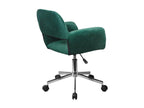 Fauteuil pivotant à Meubiana velours Meubiana FD22 Vert Bouteille